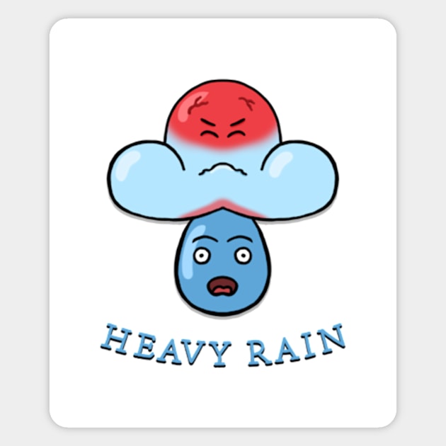 Heavy rain Magnet by sungraphica